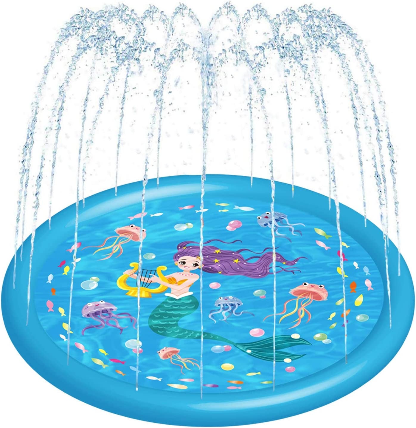 "3-in-1 Splash Pad Water Toy for Kids - Perfect Outdoor Gift for Toddlers and Babies!"