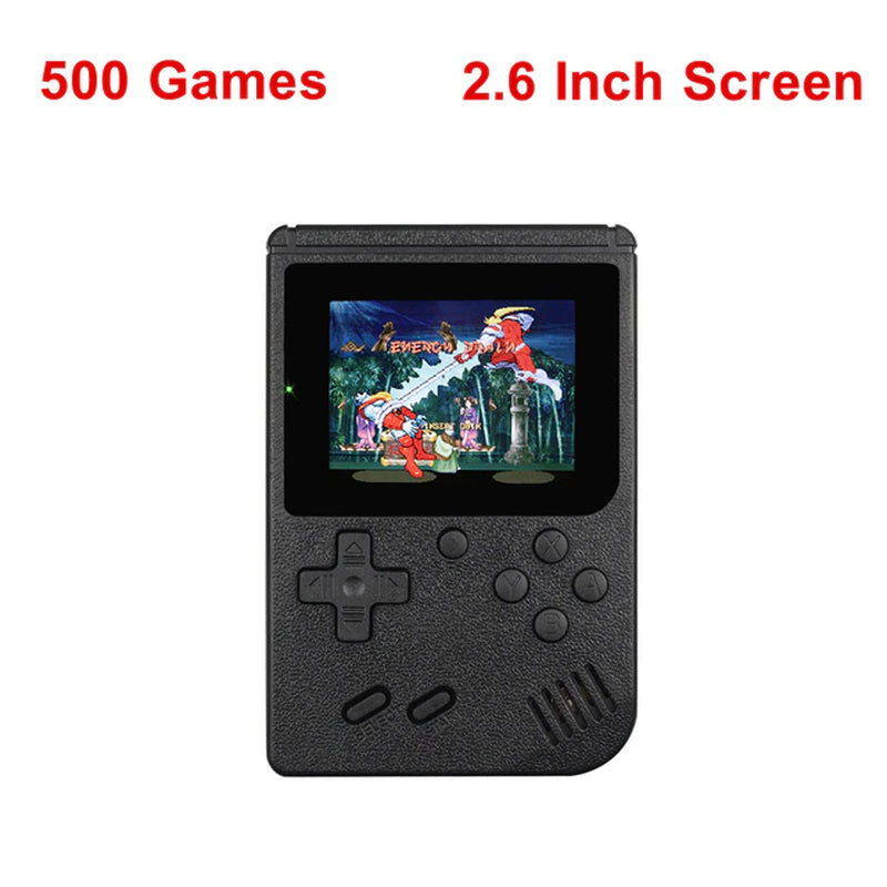 Portable Retro Mini Video Game Console 8-Bit Handheld Game Player Built-In 500 Games AV Out Game Console Gameboy Videojuego