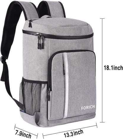 "Waterproof Insulated Backpack Cooler Bag - Perfect for Work, Picnics, and Hiking!"