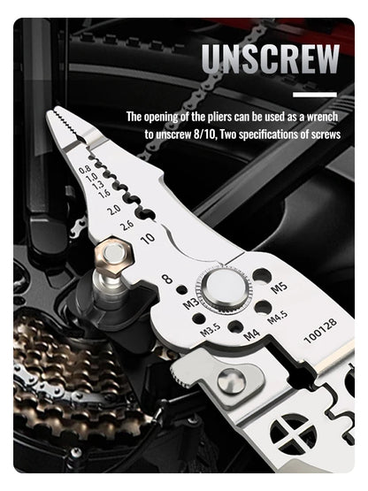 Multifunctional Wire Stripper Crimper Cable Cutter Pliers