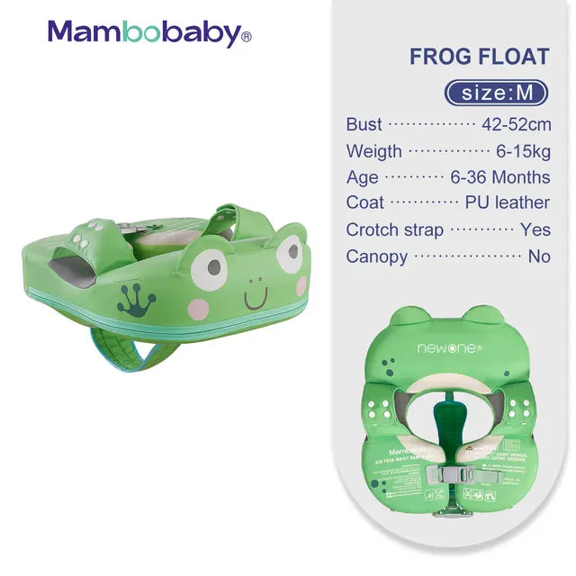 Baby Non-Inflatable Baby Floats with Canopy Underarm Swimming Floater Spa Buoy Trainer 