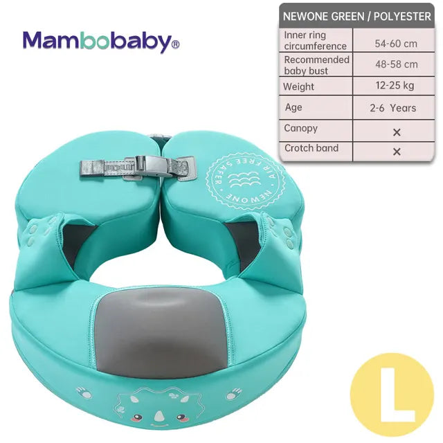 Baby Non-Inflatable Baby Floats with Canopy Underarm Swimming Floater Spa Buoy Trainer 