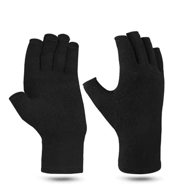 Alleviate Hand Discomfort with Fingerless Compression Gloves
