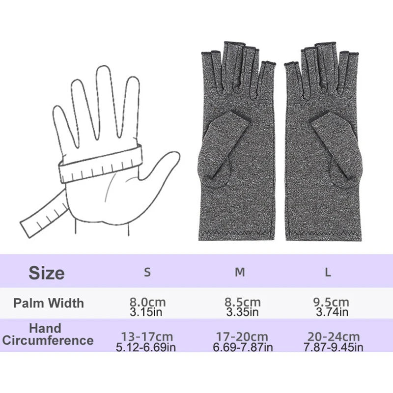 Alleviate Hand Discomfort with Fingerless Compression Gloves