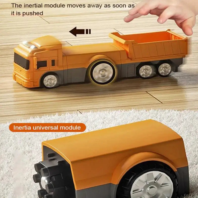 Robot Action Figure Magnetic Construction vehicles