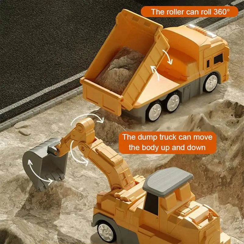 Robot Action Figure Magnetic Construction vehicles