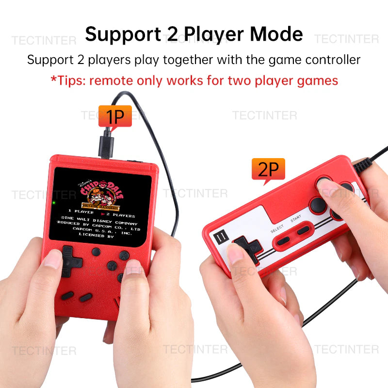 Portable Retro Mini Video Game Console 8-Bit Handheld Game Player Built-In 500 Games AV Out Game Console Gameboy Videojuego